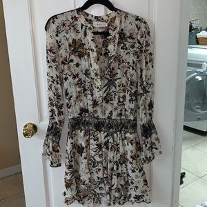 ALC long sleeve mini dress